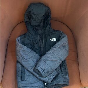 The North Face Charcoal and Black Hooded Jacket